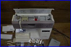 Memory Craft New Home 7500 Computer Sewing Machine With Many Extras! See Desc