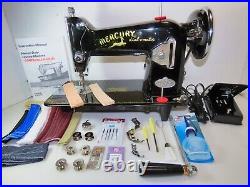 Mercury Industrial Strength Leather Heavy Duty Sewing Machine Motor+ Hand Crank