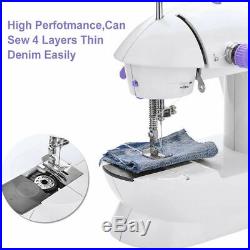 Mini Automatic Dual Speed Double Thread Stitching Electric Pedal Sewing Machine