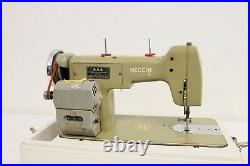 NECCHI BU Antique Sewing Machine with Case, Pedal & accessories Made in Italy
