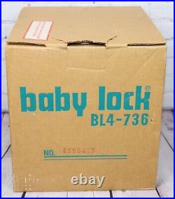 NEW IN BOX Vintage Baby Lock PRO LINE Serger Sewing Machine Model BL4-736D