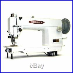 New CONSEW 205RB Walking Foot Sewing Mach with servo 3/4hp motor and KD table 205