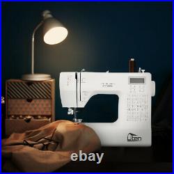 New Electronic Sewing Machine Computerized Embroidery Sewing Machine White