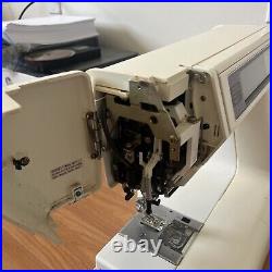 New Home Memory Craft 8000 sewing and embroidery machine With Pedal And Cover