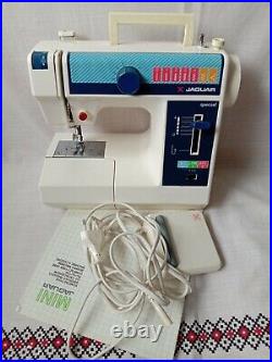Old Vintage Multi-Operation Sewing Machine JAGUAR mini 281 Japan 1990s Working