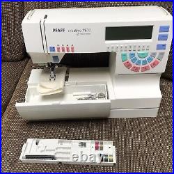 PFAFF 7570 Creative Sewing/Embroidery Machine with Foot Pedal and case