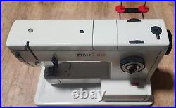 Pfaff 1222 sewing machine exceptional case with rare pedal and extension holder
