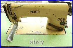 Pfaff 563 Industrial Heavy Duty Single Needle Leather Sewing Machine Reverse