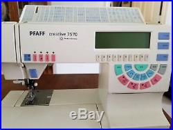 Pfaff 7570 Computerized Embroidery Sewing Machine