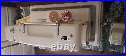 Portable Free Arm Necchi Sewing Machine 537FA Foot Pedal, Accys, Case Works well