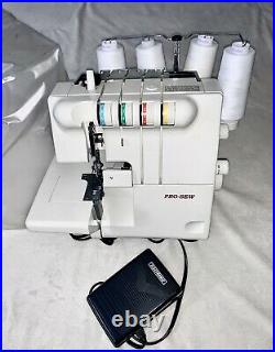 Pro-Sew 734 Overlock Sewing Machine Serger with Pedal, Power Cord, Bag -Pre-Owned