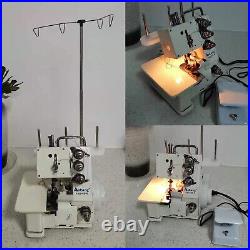 Professional 4 Thread Serger Overlock Sewing Machine 4-Line with Foot Controller