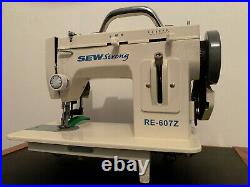 RE-607Z Zig-Zag and Straight Stitch Portable Walking Foot Sewing Machine