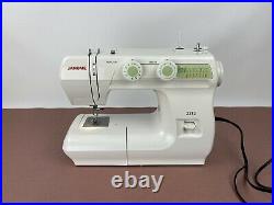 Refurbished Janome 2212 Mechanical Sewing Machine Complete Accessories Clean