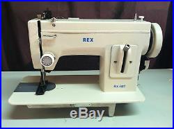 Rex 607 leather Portable Upholstery Walkingfoot heavy duty Sewing Machine