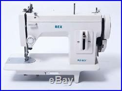 Rex RX-607 Portable Upholstery Walking Foot Sewing Machine