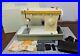 SINGER 360 Heavy Duty Zigzag Sewing Machine withCase Denim Leather SERVICED