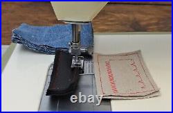 SINGER 362 Heavy Duty Zigzag Sewing Machine withCase Denim Leather SERVICED