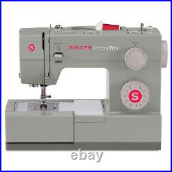 SINGER 4452 Heavy Duty Sewing Machine with 110 Applications and Accessories, Gray