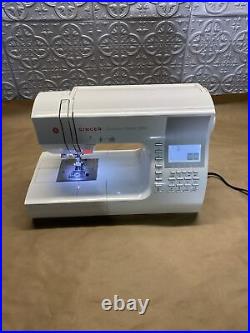 SINGER 9960 Quantum Stylist Sewing Machine Tested No Foot Pedal READ