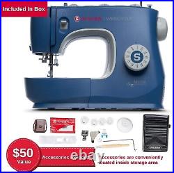 SINGER Sewing Machine with 97 Stitch Applications & Accessory Kit M3330, Blue