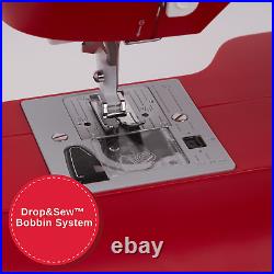 SINGER SimpleT 3337 Mechanical Sewing Machine, Red