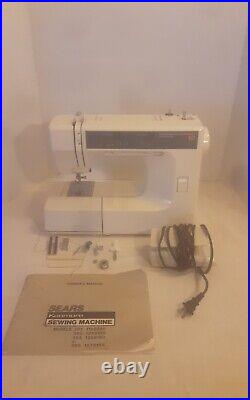 Sears Kenmore Sewing Machine Model 385 1278180 with Foot Pedal Tested Works