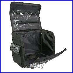 Sewing Machine Storage Bag Tote Case Rolling with Wheels Sew Carrier Wheeled Black