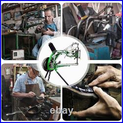Shoe Repair Sewing Machine Hand Cobbler Dual Leather Cloth Cotton Nylon Needle
