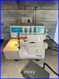 Simplicity Model EZ200 Differential Feed Serger Sewing Machine with Foot Pedal
