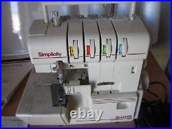 Simplicity Serge Pro SL4350D Serger Sewing Machine With Foot Pedal Tested Working