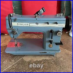 Singer 20U33 Industrial Sewing Machine Zigzag Stitch Irish Embroidery Made Japan