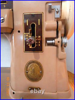 Singer 401A Slant-O-Matic 1959 Sewing Machine Case/Accessories & Manual