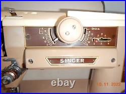 Singer 401A Slant-O-Matic 1959 Sewing Machine Case/Accessories & Manual