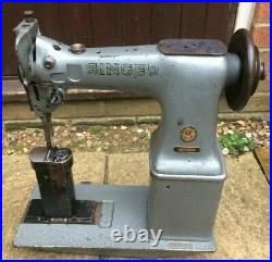 Singer 52W22 Twin Needle Post-bed Industrial Lockstitch Vintage Sewing Machine