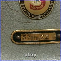 Singer 52W22 Twin Needle Post-bed Industrial Lockstitch Vintage Sewing Machine