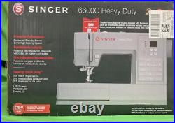 Singer 6600C Heavy Duty Sewing Machine with LED Screen 230254 Gray BRAND NEW