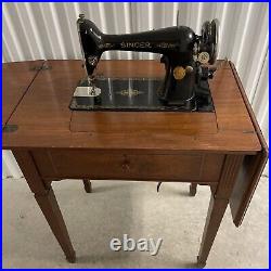Singer Sewing Machine With Cabinet, & Numerous Extras # Of Machine In Pictures