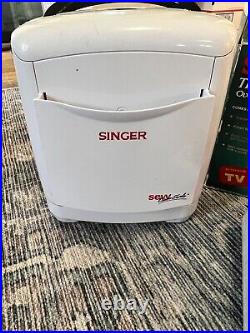 Singer Tiny Serger TS380A Portable Sewing Machine Original Box With Cord/Pedal