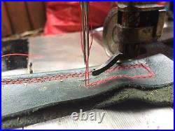 Singer Twin Needle Wheel/Roller Feed Lockstitch Industrial Sewing Machine