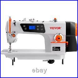 VEVOR Industrial Lockstitch Sewing Machine 550W Servo Motor with Stand 5000s. P. M