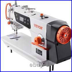 VEVOR Industrial Lockstitch Sewing Machine 550W Servo Motor with Stand 5000s. P. M