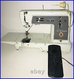 VINTAGE SINGER Sewing Machine 631G 1960s with Metal gears