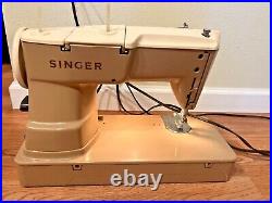 VINTAGE Singer 403A Slant-O-Matic Sewing Machine Tested/ Works Great