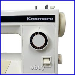 VTG Sears Kenmore 158.11101 Heavy Duty Zig Zag Electric Sewing Machine Working