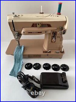 VTG Singer 403A Slant-O-Matic Sewing Machine + Case - Professionally Serviced