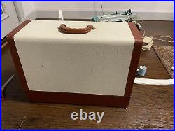 Ver Nice Leather and Canvas Sewing Machine. Refurbished. 30 Day Guarantee. J24