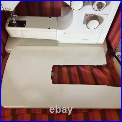 Viking Husqvarna Sweden Model 6030 Sewing Machine with carrying case, Tested