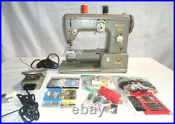 Vintage 1957 Pfaff 332 Sewing Machine Germany Made With Accessories Series 75845
