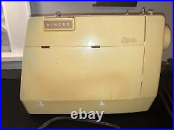 Vintage 1972 Singer Genie 354 Sewing Machine Foot Pedal & Case TESTED/WORKS